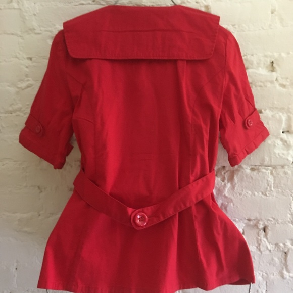 SOLD ANTHROPOLOGIE TULLE PETERPAN COLLAR PEACOAT - Picture 7 of 8